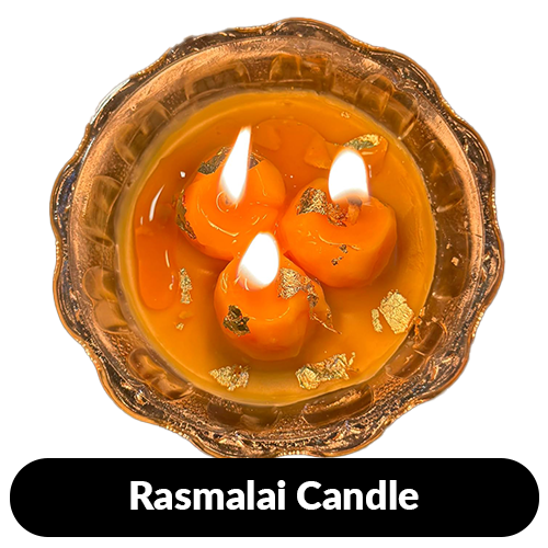 Rasmalai Candle